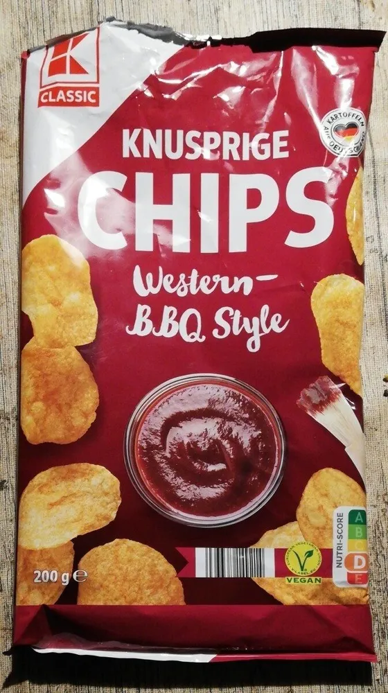 Knusprige Chips Western-BBQ Style
