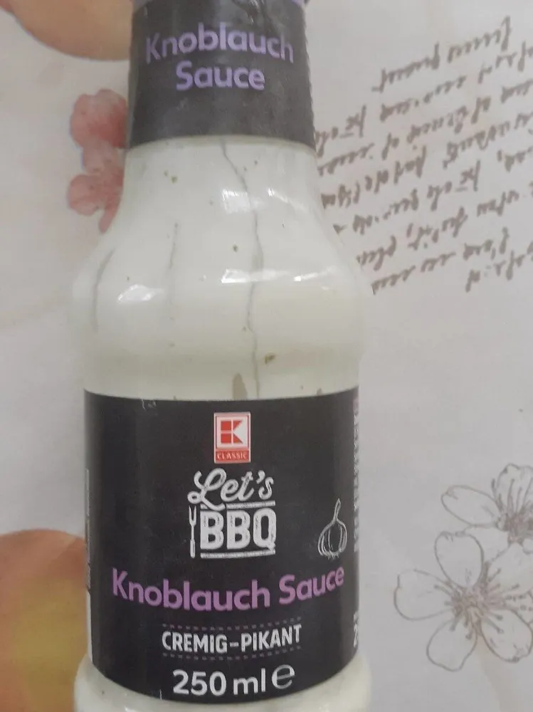 Let's BBQ   Knoblauch Sauce
