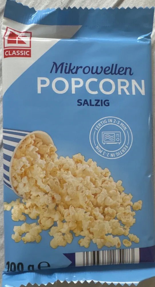 Mikrowellen POPCORN SALZIG