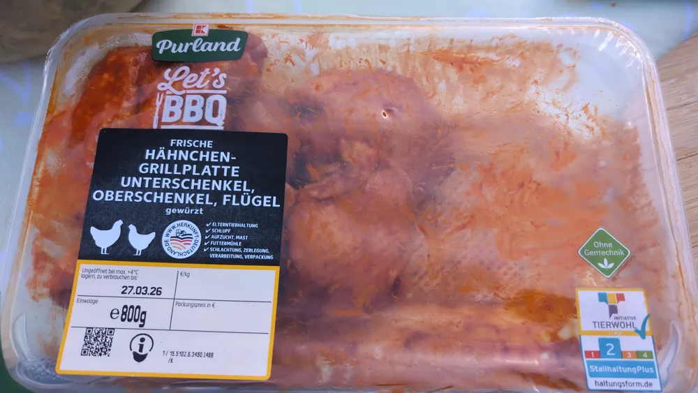 hähnchengrillplatte