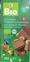 Vollmilch Schokoladen mit Nüssen
