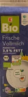 Frische Vollmilch 3,8% Fett