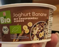 Bio jogurt banane