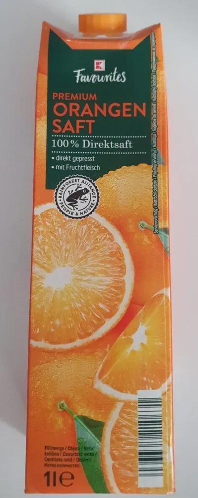 Premium Orangensaft Direktsaft