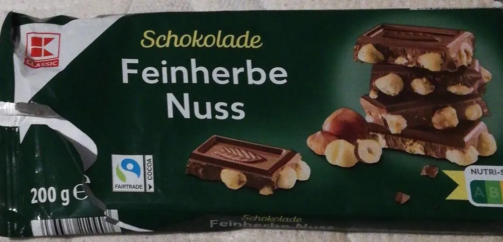 Schokolade Feinherbe Nuss