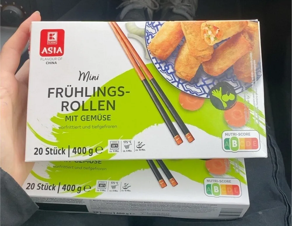 Mini FRÜHLINGS-ROLLEN MIT GEMÜSE