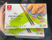 Mini FRÜHLINGS-ROLLEN MIT GEMÜSE