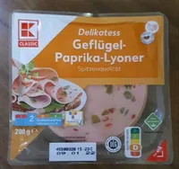 Geflügel Paprika Lyoner