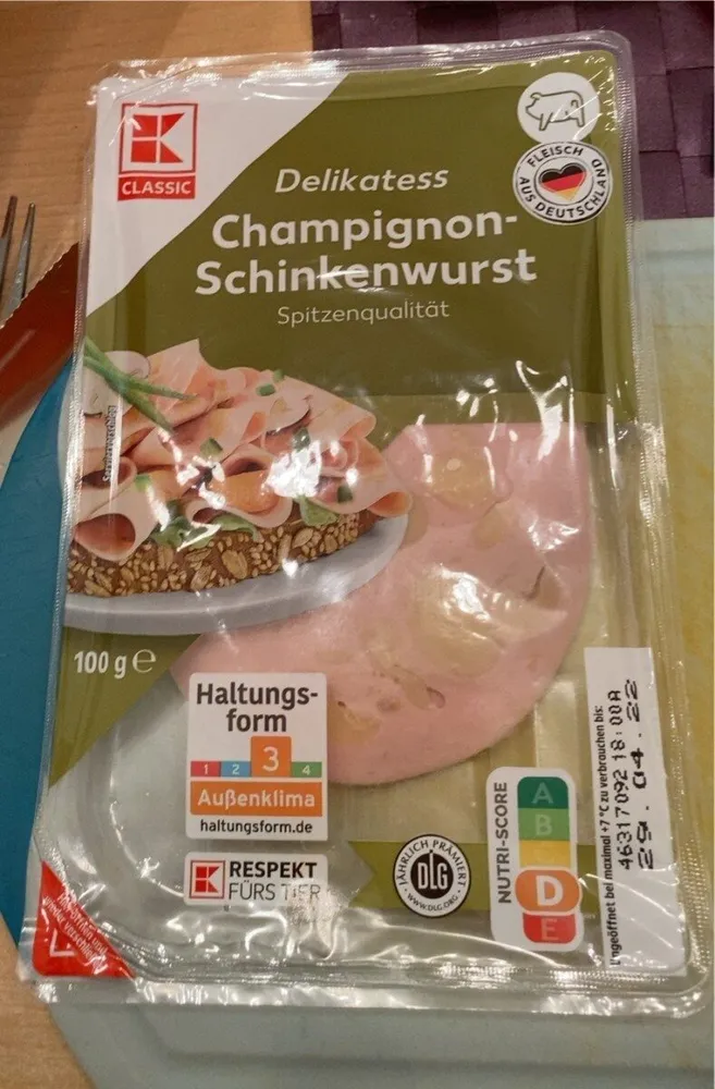 Delikatess Schinkenwurst