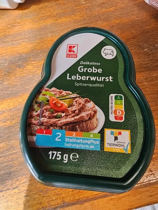 Delikatess Grobe Leberwurst