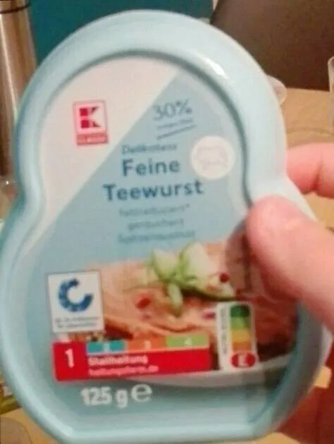 Feine teewurst  fettreduziert