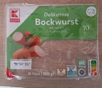 Delikatess Bockwurst geräuchert