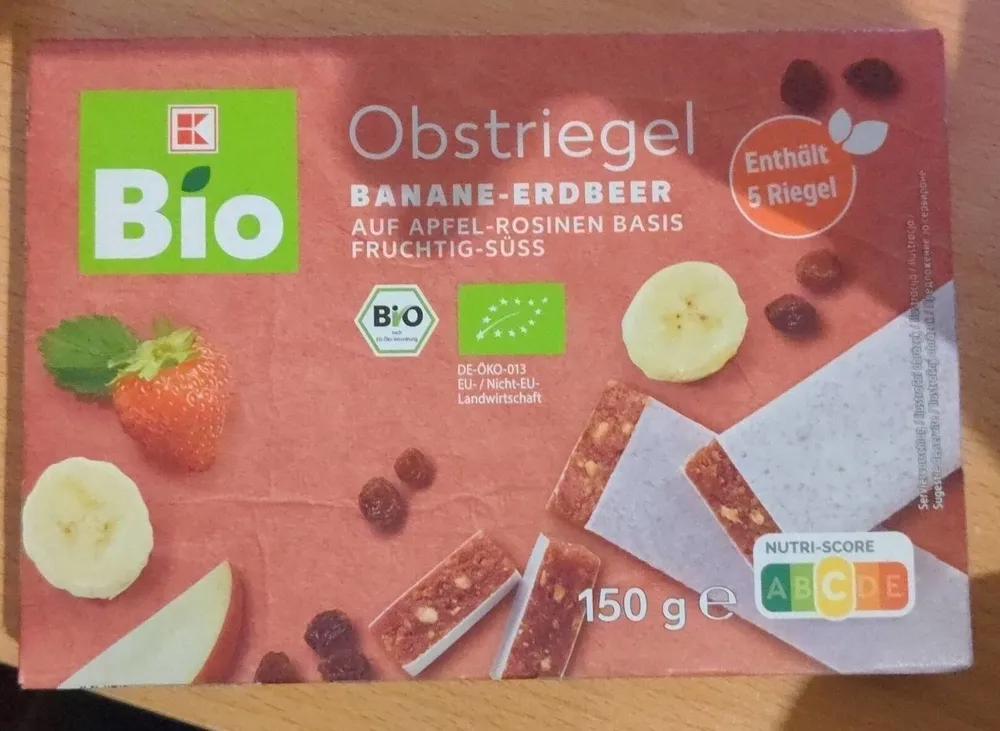 Bio Obstriegel Banane-Erdbeer