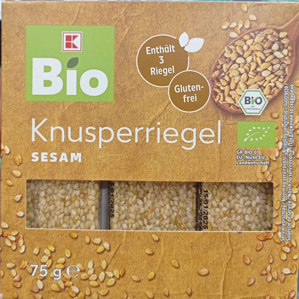 Knusperriegel sesam