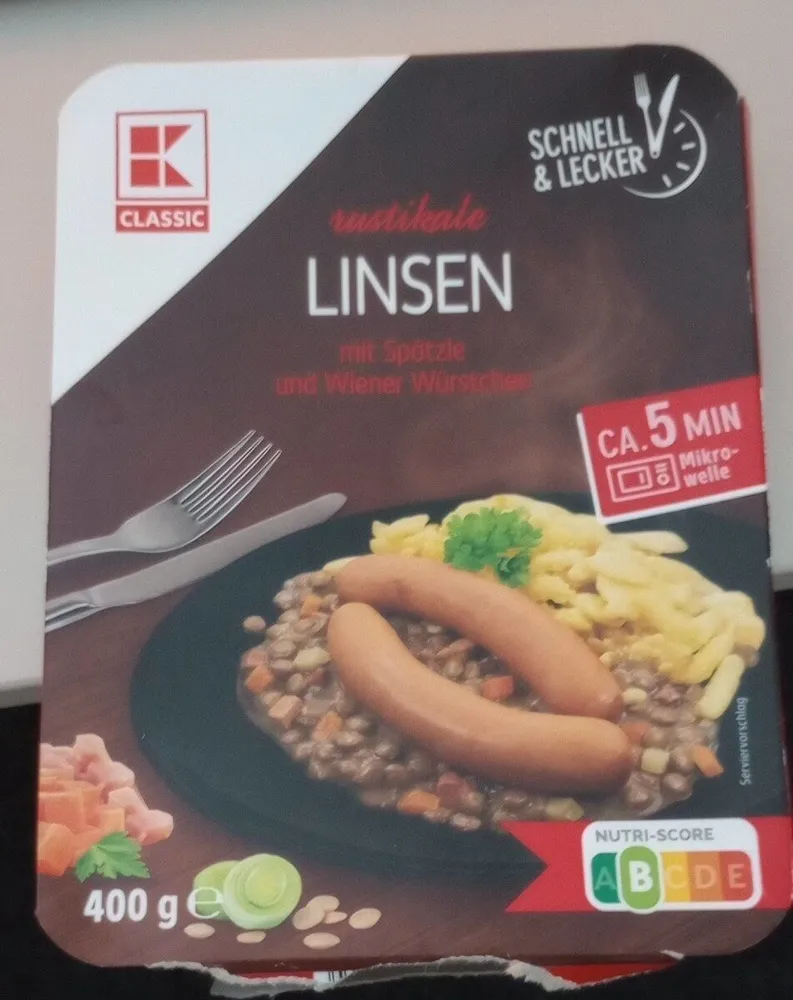Rustikale Linsen