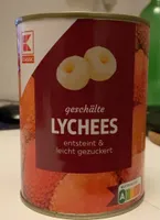 Geschälte Lychees
