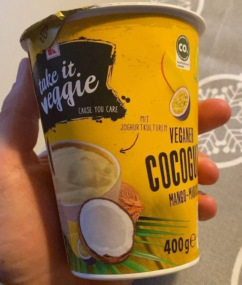 Veganer Cocogurt Mango-Maracuja
