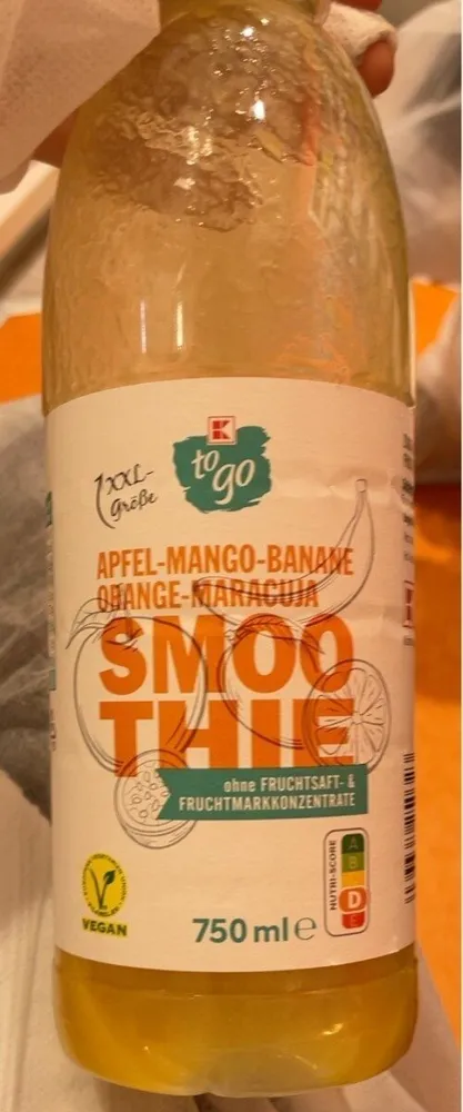Apfel Mango Banane orange maracuja smoothie