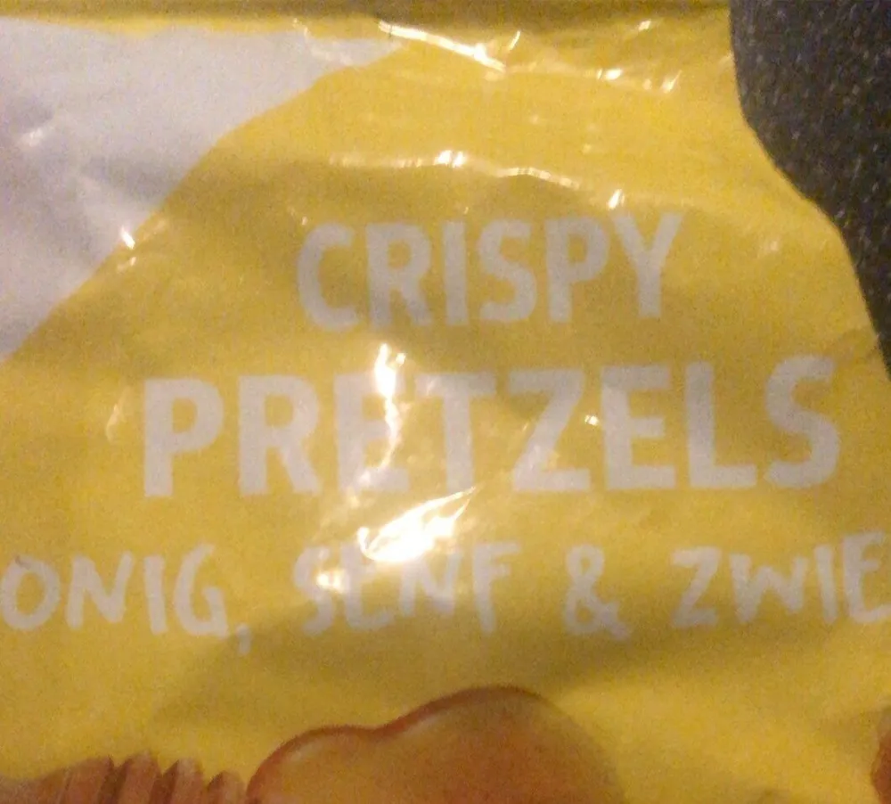 Crispy Pretzels. Honig, Senf & Zwiebel