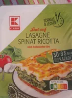 Lasagne Spinat ricotta