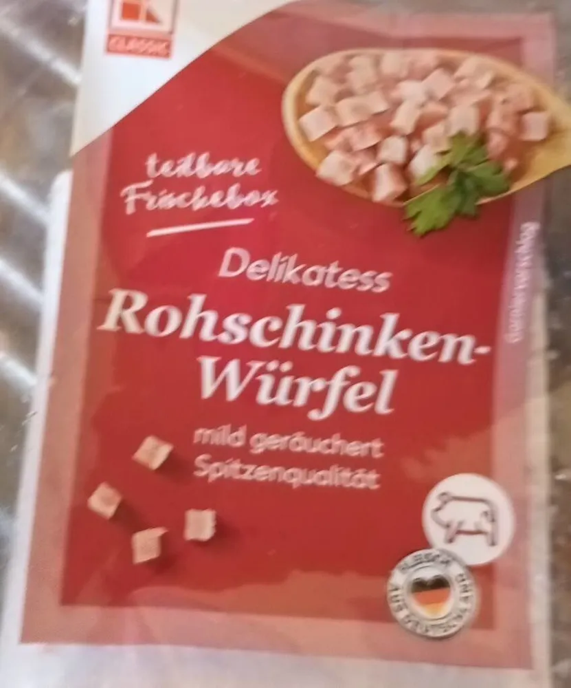 Rohschinkenwürfel