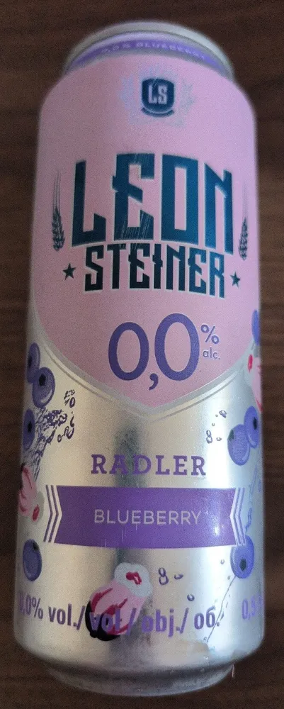 Blueberry 0% beer - Leon Steiner