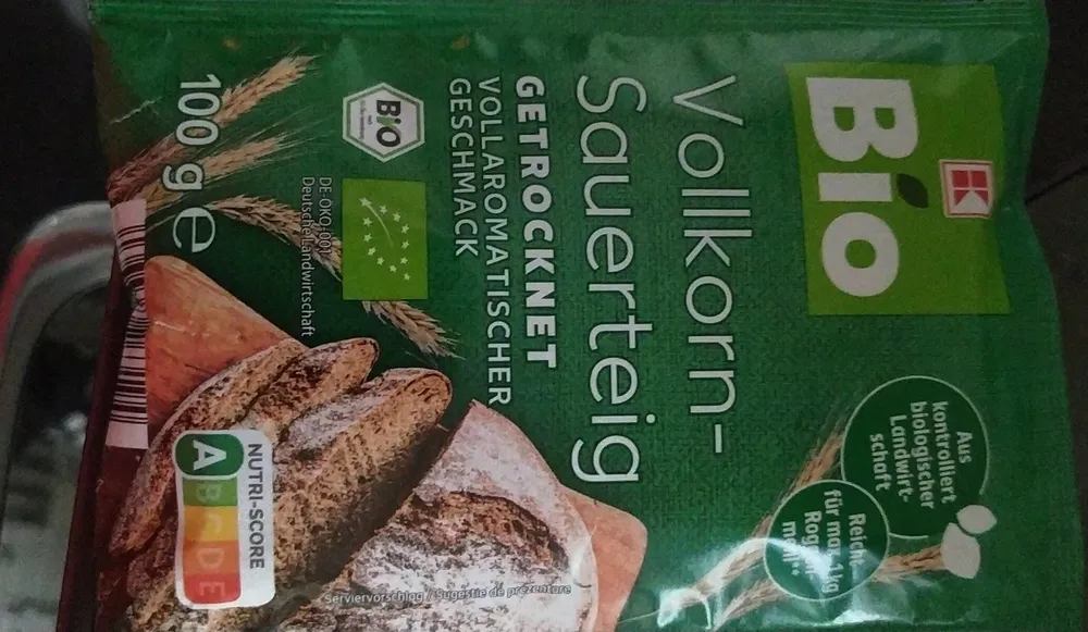 Vollkorn-Sauerteig getrocknet Bio