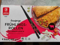 Frühlingsrollen mit rindfleisch