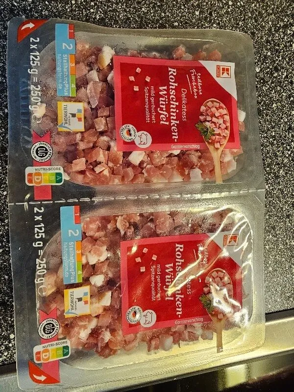 Rohschinkenwürfel