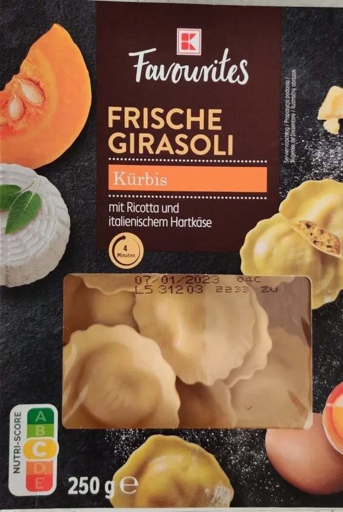 Frische Girasoli Kürbis