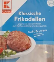 Klassische Frikadellen aus Schweinefleisch