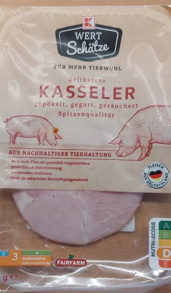 Delikatess KASSELER gepökelt, gegart, geräuchert