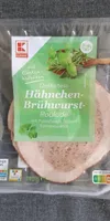 Delikatess Hähnchen-Brühwurst-Roulade mit Gartenkräutern