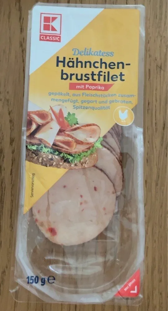 Delikatess Hähnchenbrustfilet mit Paprika (Aufschnitt)
