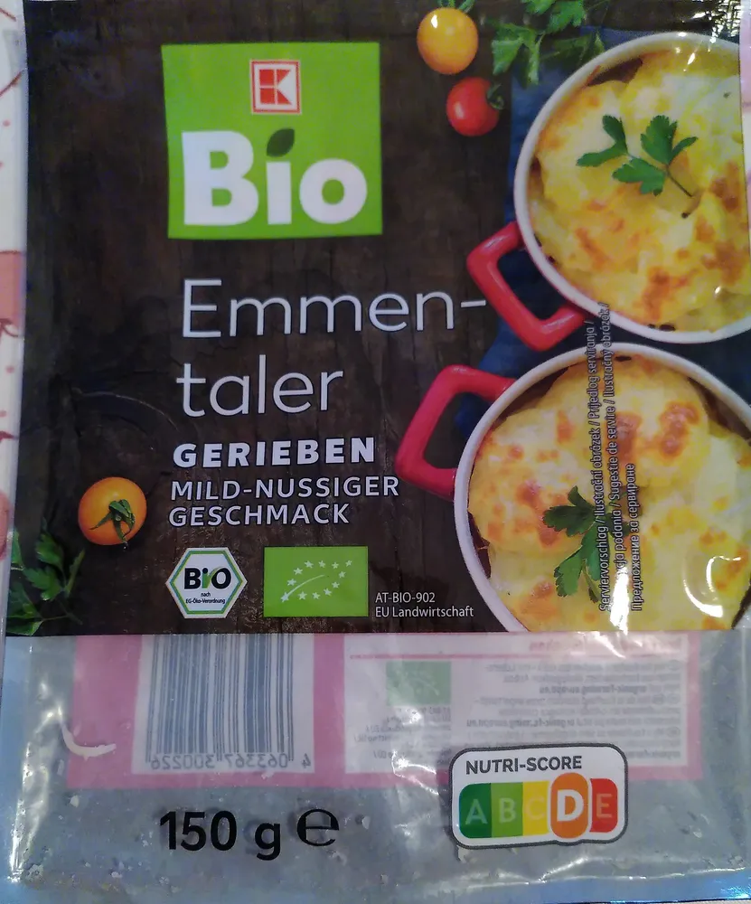 Emmentaler gerieben