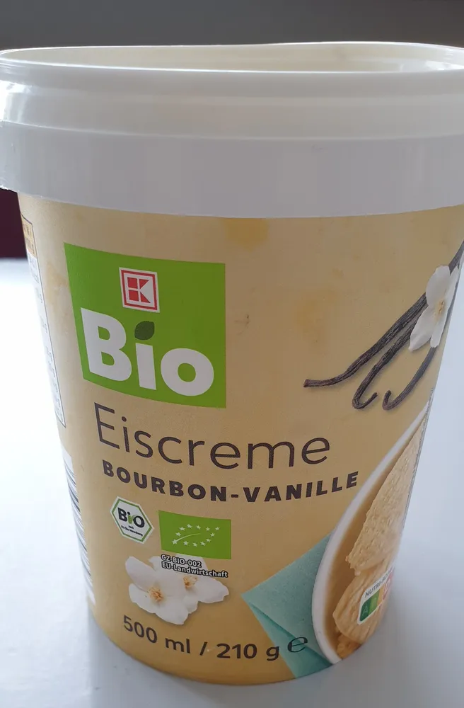 Eiscreme Bourbon-Vanille