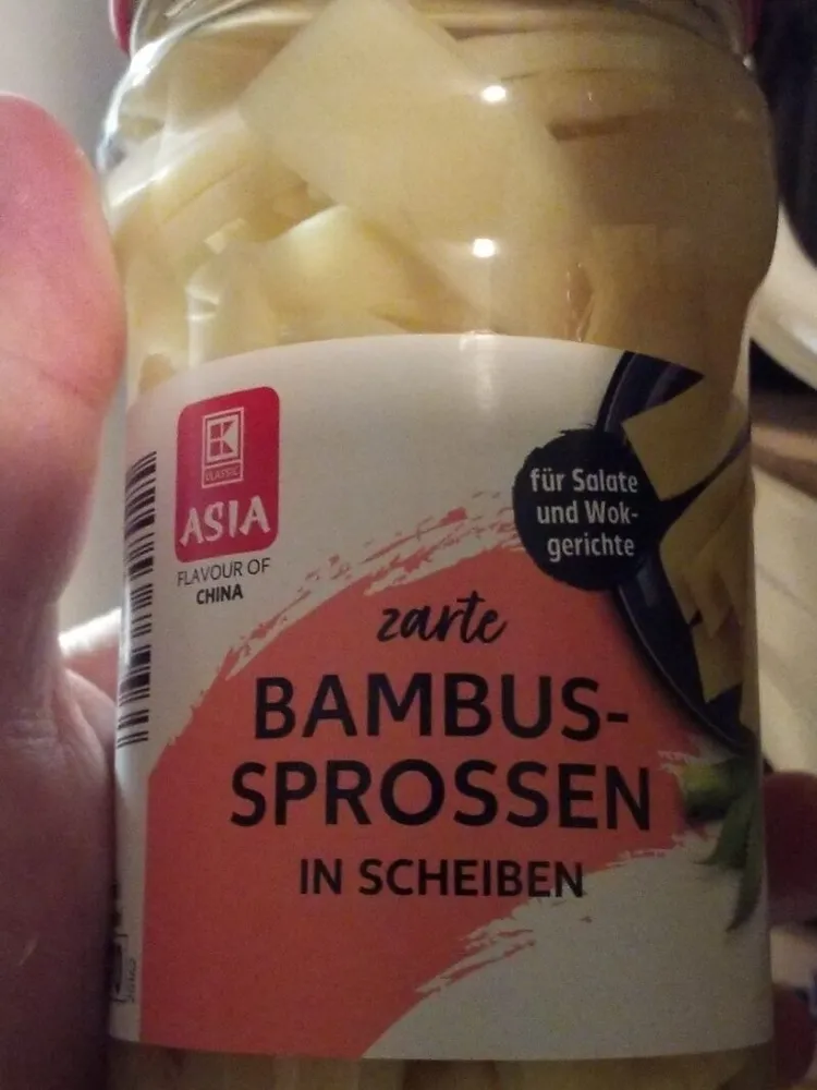 BAMBUS-SPROSSEN IN SCHEIBEN