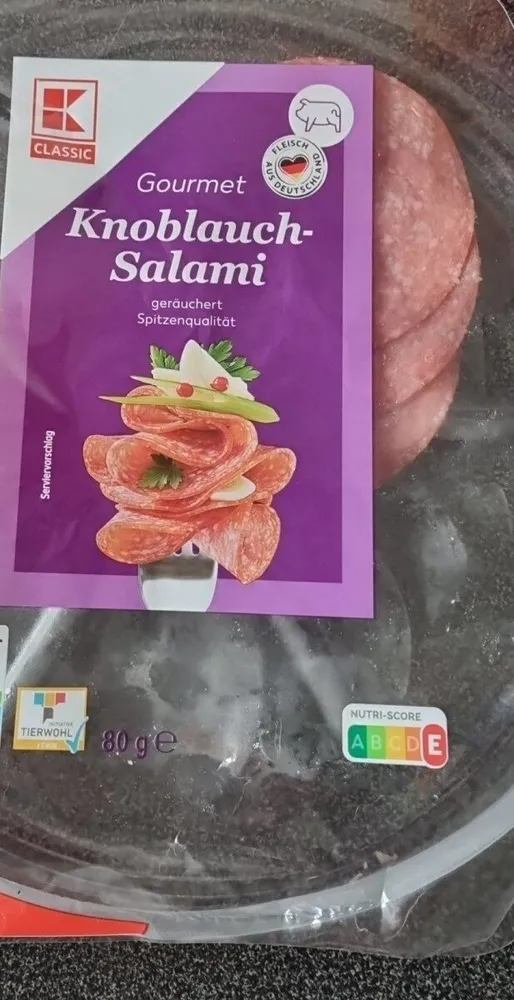 Knoblauch-Salami