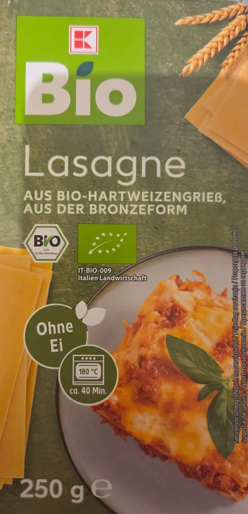 Lasagneplatten