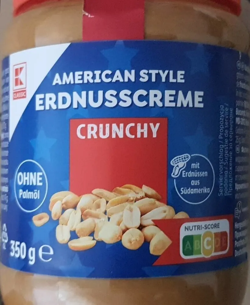 American Style Erdnusscreme crunchy