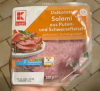 Delikatess Salami aus Puten- und Schweinefleisch