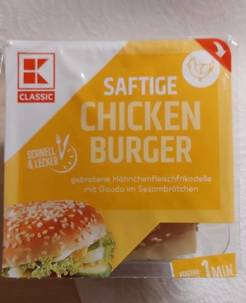 saftige chicken burger