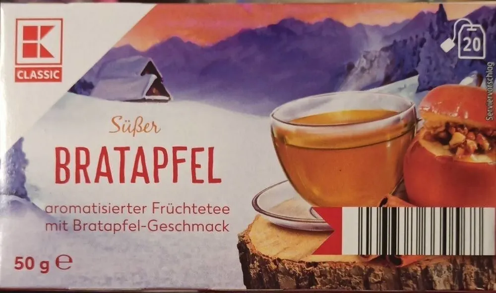 Süßer Bratapfel Tee