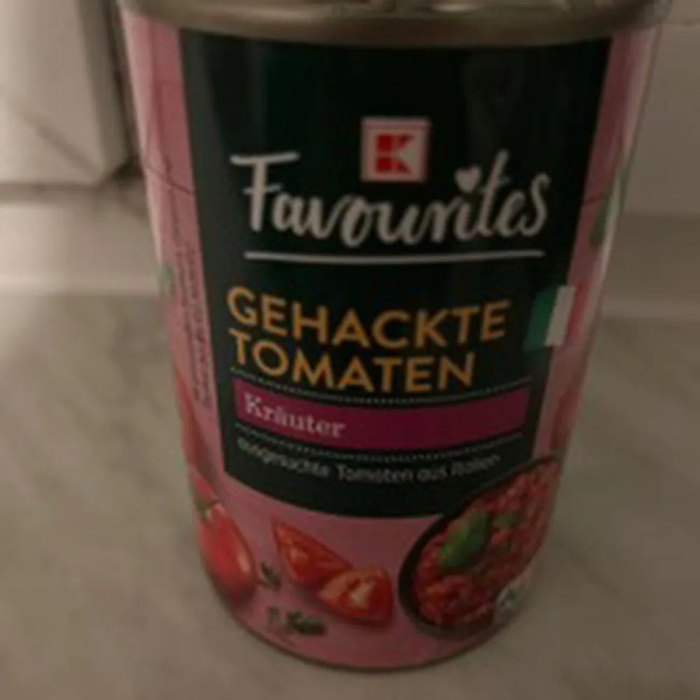 Gehackte Tomaten Kräuter