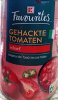Gehackte Tomaten scharf