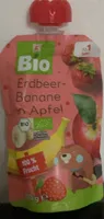 Bio Fruchtmark Apfel Erdbeere Banane