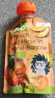 Pfirsich und Hirse in Apfel-Banane de Kaufland