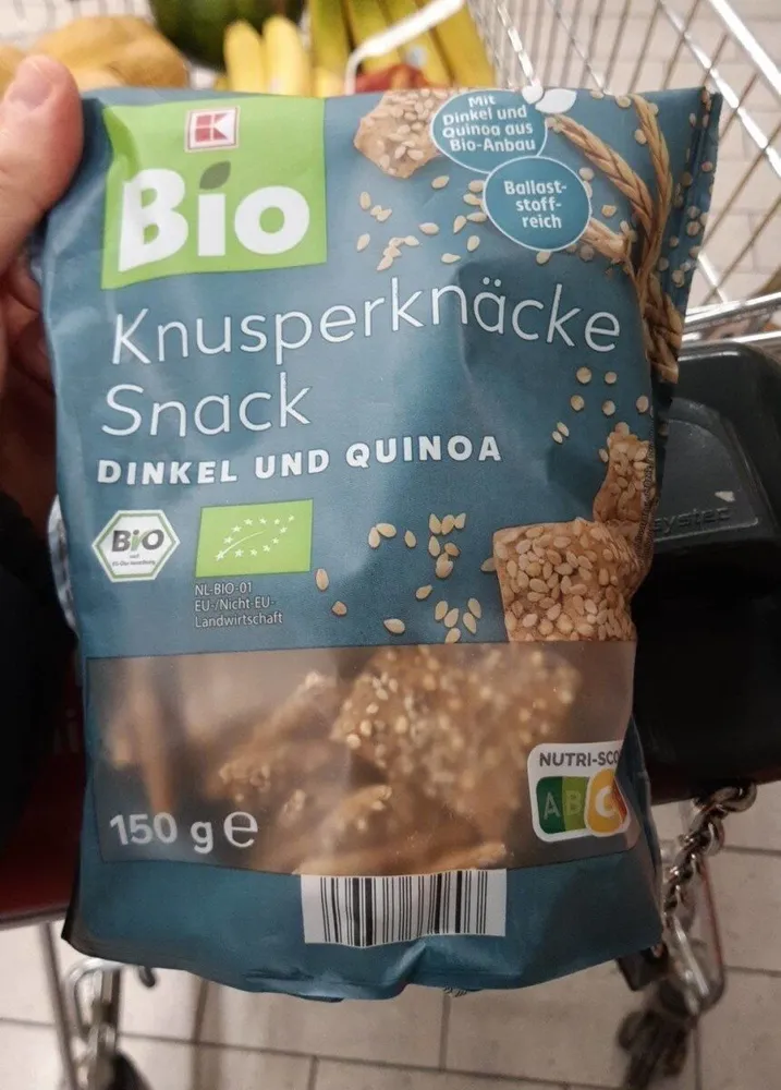 Bio knusperknäcke snack