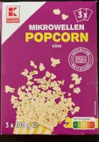 Mikrowellen Popcorn süß