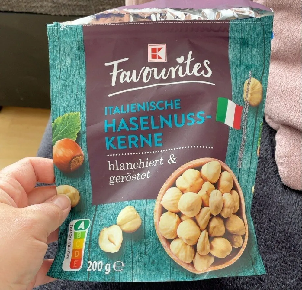 Italienische haselnusskerne